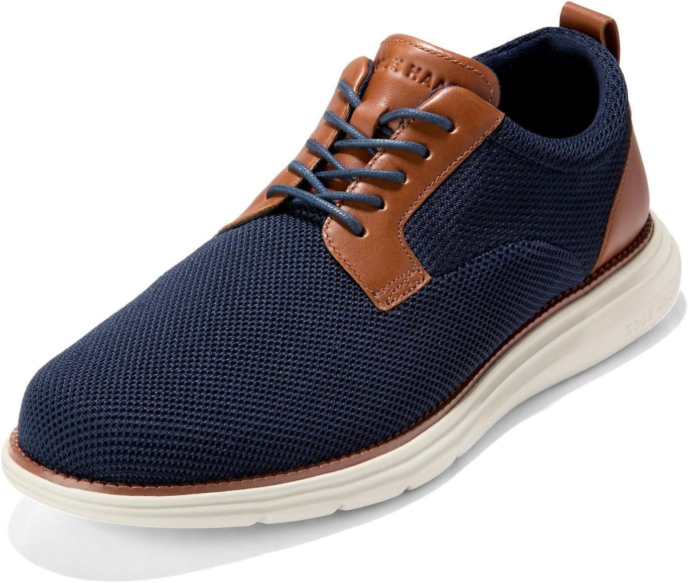 

Мужские оксфорды Cole Haan Grand Ultra Knit, слоновая кость/синий/коричневый