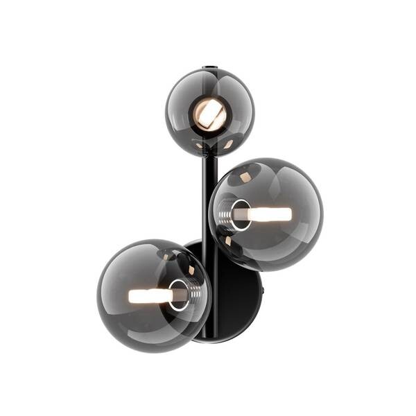 

Настенный светильник Maytoni Decorative Lighting Dallas цвет schwarz grau-transparent