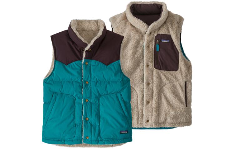 

Patagonia Мужской пуховый жилет, Belay Blue