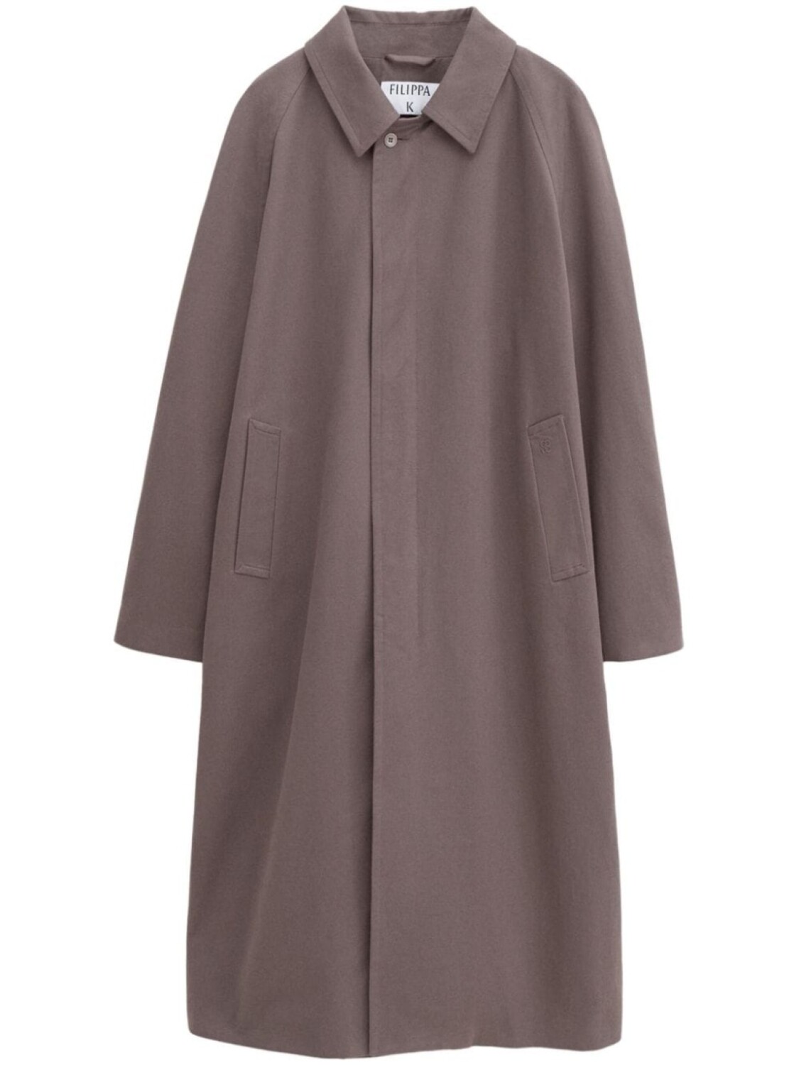 

Filippa K габардиновый тренч, серый