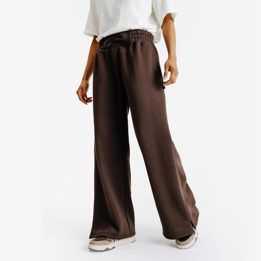 

DECATHLON Женские прямые спортивные брюки Elementals коричневого цвета