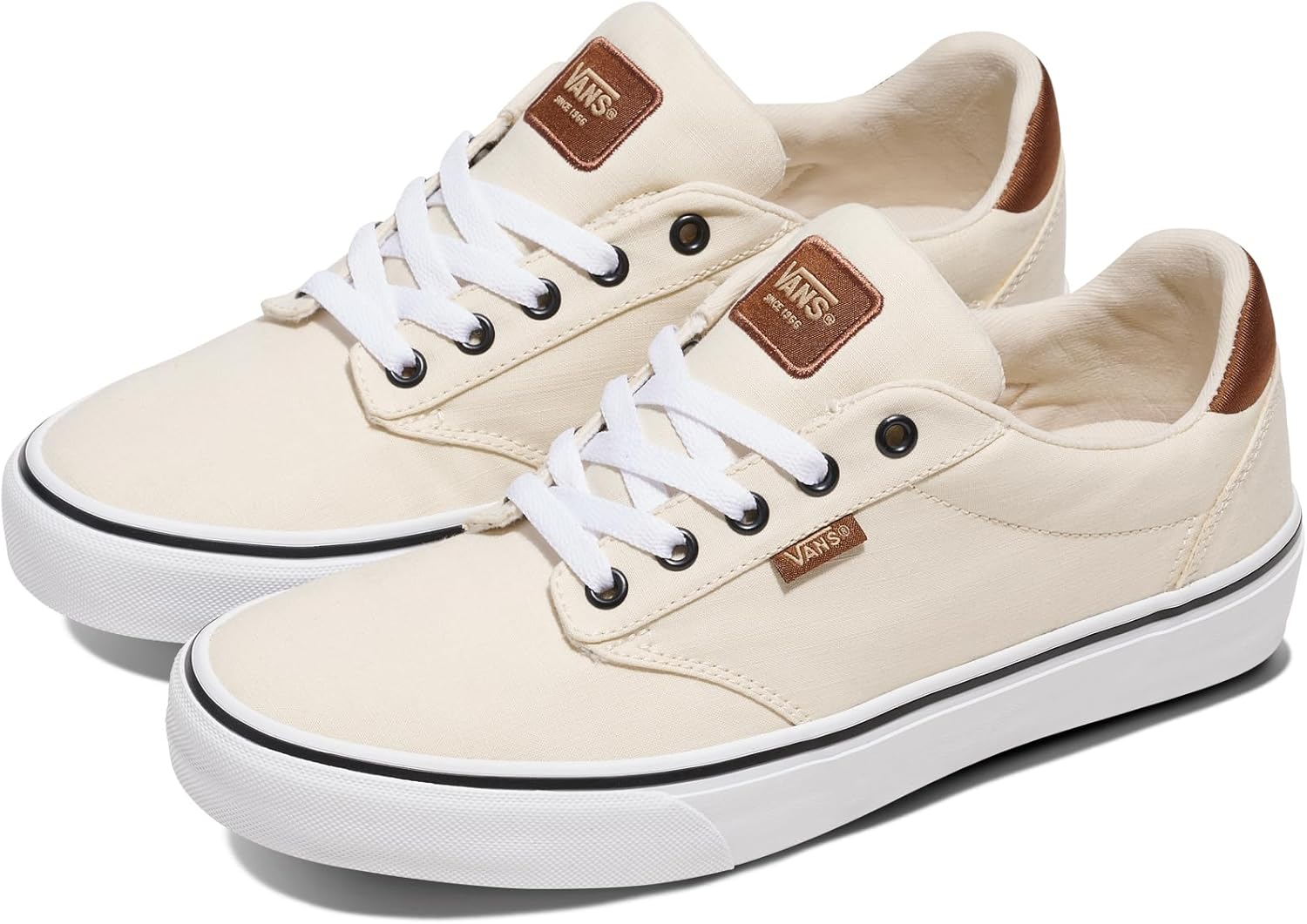 Vans мужские Atwood Deluxe Shoe | низкие модные кроссовки для работы, прогулок и повседневной носки, Deluxe Woven Turtledove — фото 2