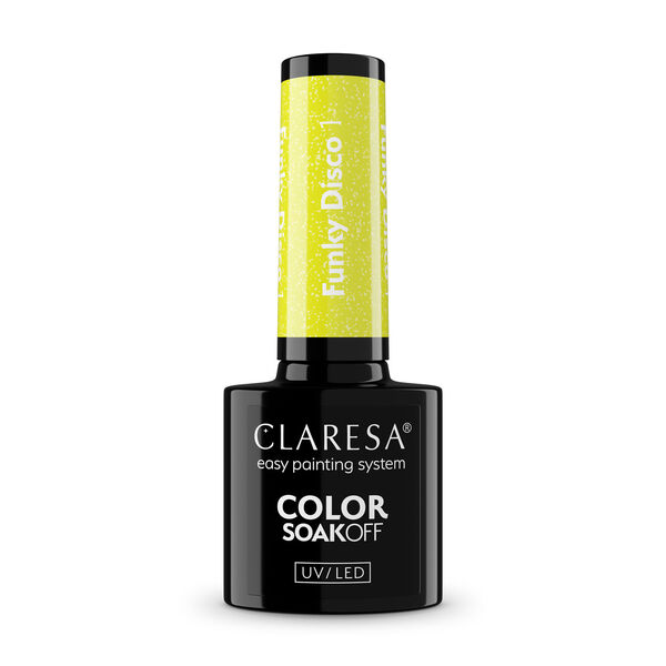 

Гибридный лак для ногтей 1,5 г Claresa Nails Funky disco, цвет 1