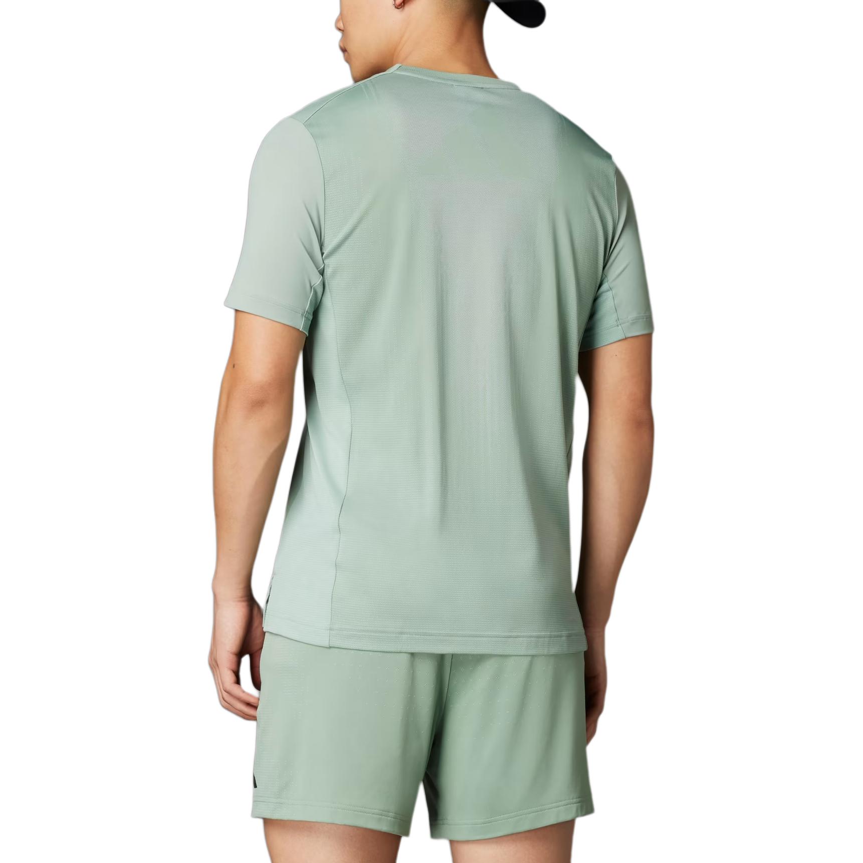 Футболка Airchill с доставкой для участников AdiClub Adidas, серебристо-зеленый/серебристый — фото 3