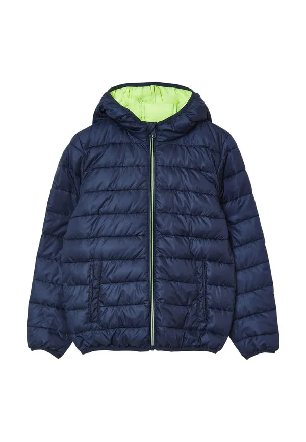 Утепленная зимняя куртка с капюшоном Calliope, Blu Navy — фото 4