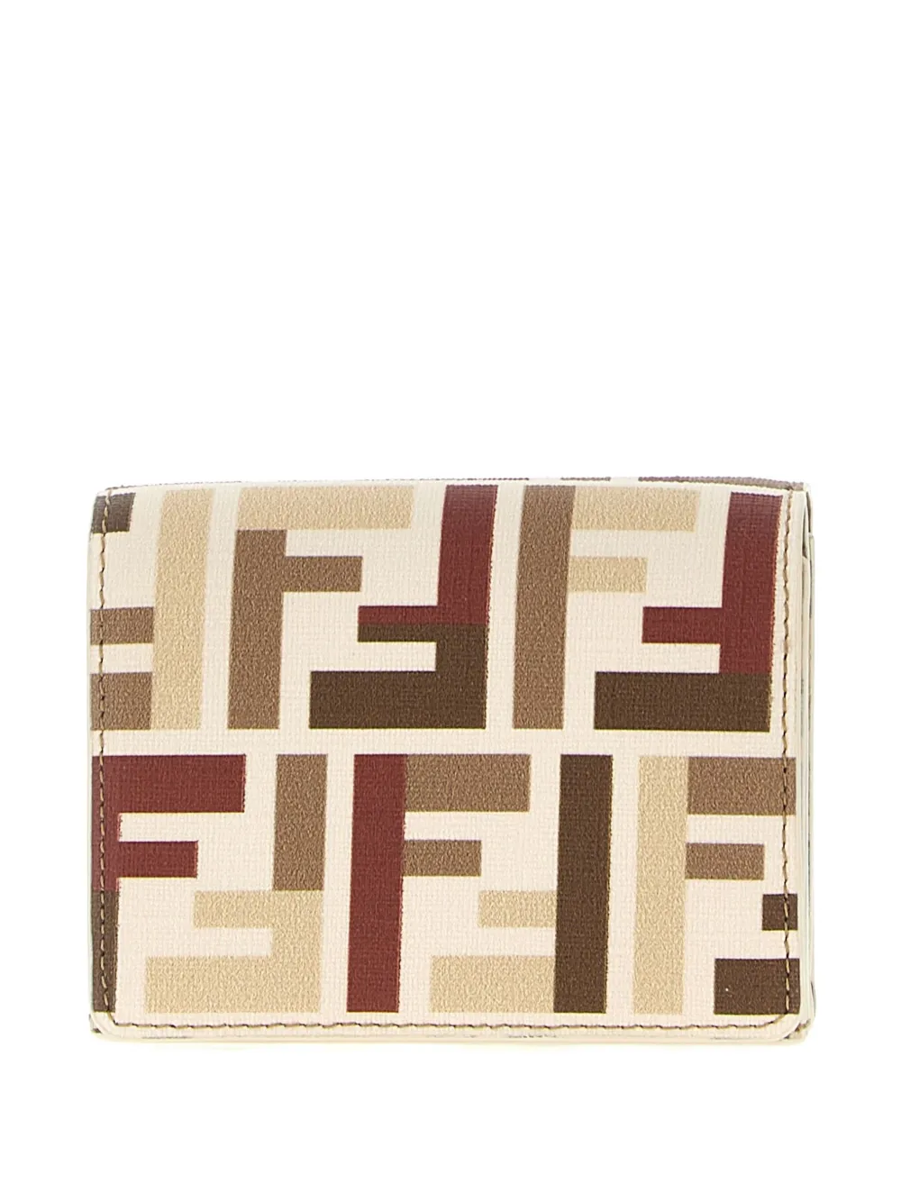 

Мини-кошелек тройного сложения FENDI, нейтральный