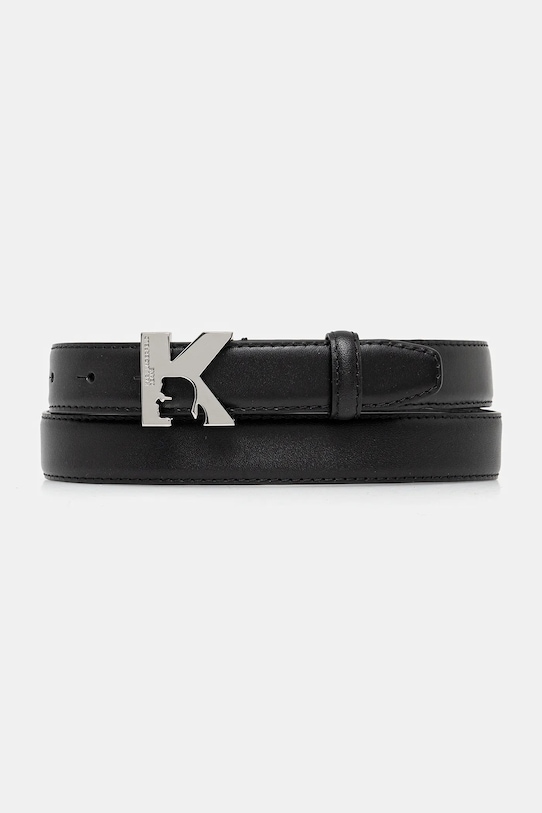

Кожаный ремень Karl Lagerfeld Jeans, черный