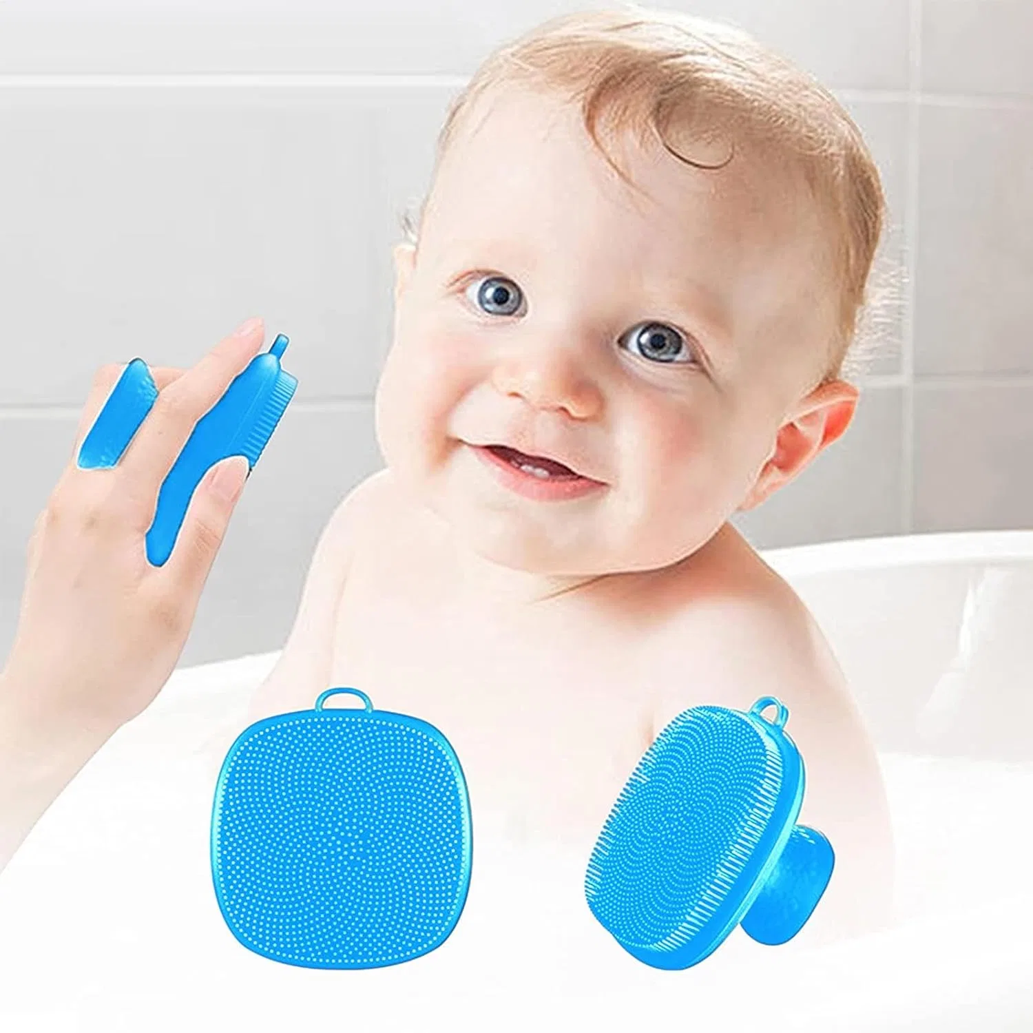 Силиконовая щетка для лица для глубокой очистки пор ‎Generisch, Blue — фото 3