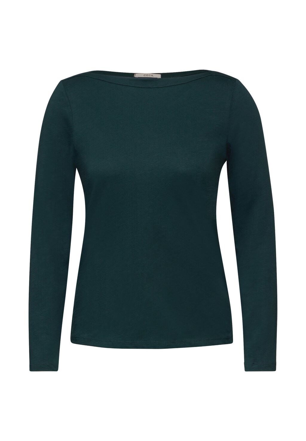 

Топ с длинными рукавами MIT U-BOOT-AUSSCHNITT Cecil, цвет Mottled Dark Green
