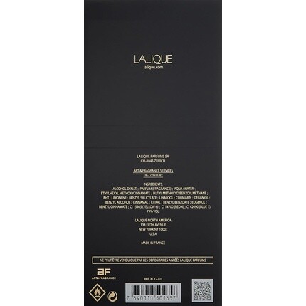 Fleur Universelle Noir Premier Unisex Парфюмированная вода-спрей 100 мл Lalique — фото 3