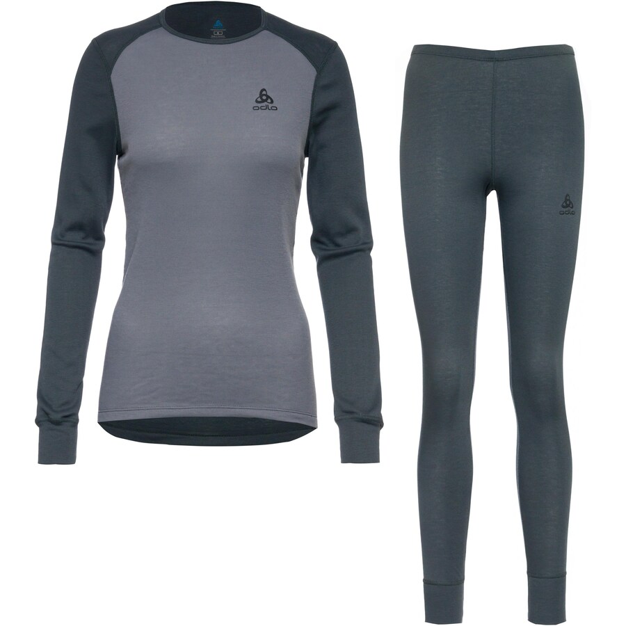 

Термобелье ODLO Bralette Base Layer Active Warm Eco, цвет smoke blue/dusty blue