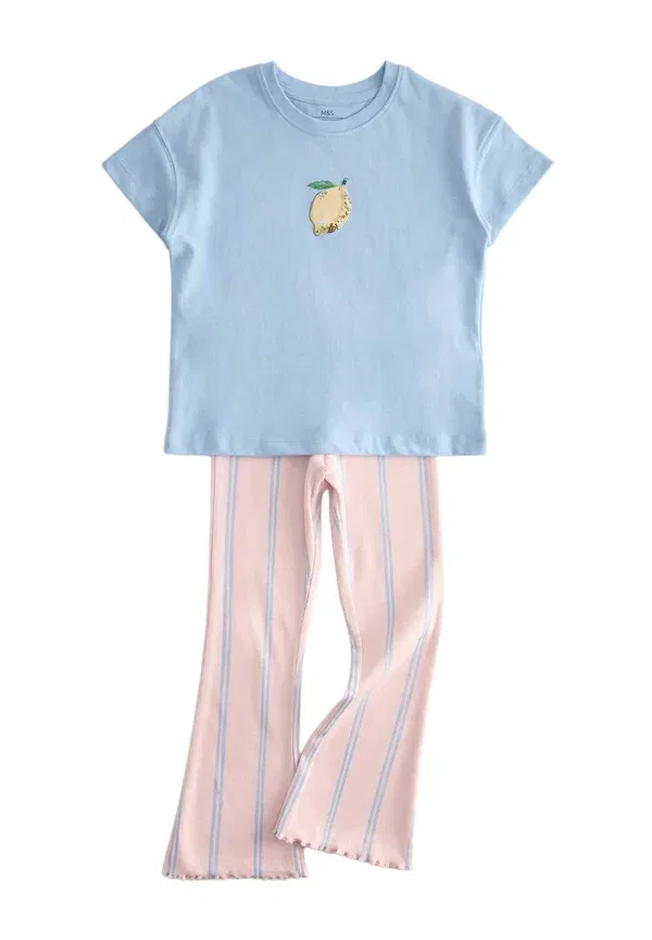 Леггинсы-брюки Lemon outfit Marks & Spencer, мультиколор — фото 4