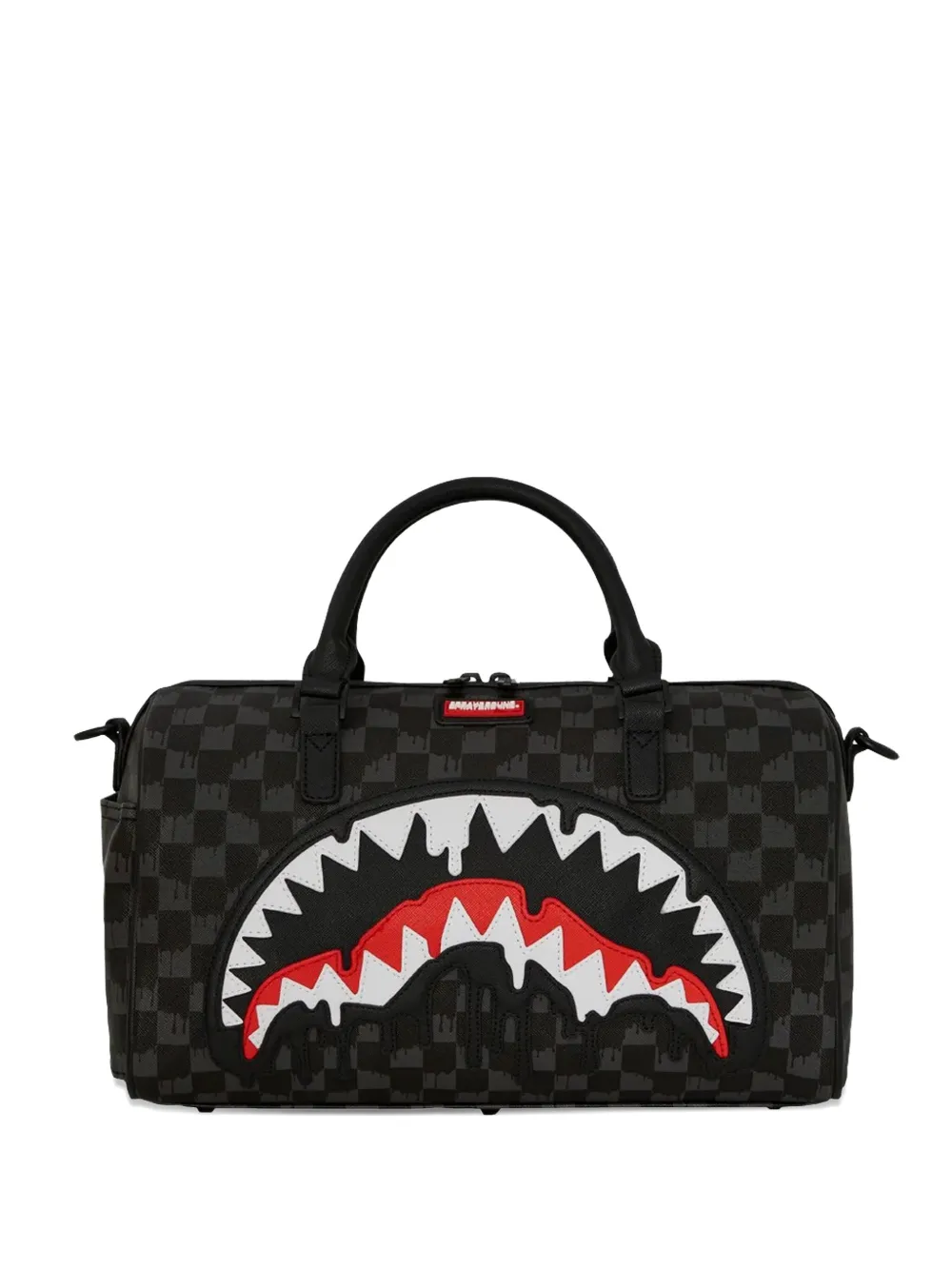 

Сумка-тоут в клетку Sprayground, черный