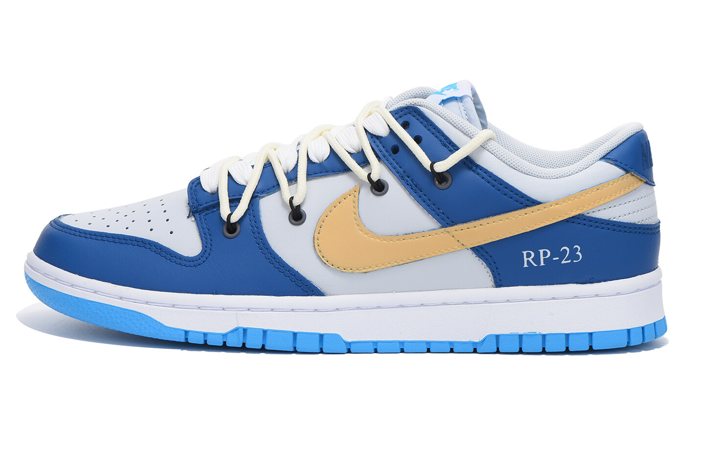 

Кроссовки Nike Dunk Skateboard Shoes Men Low-Top Blue/Gold