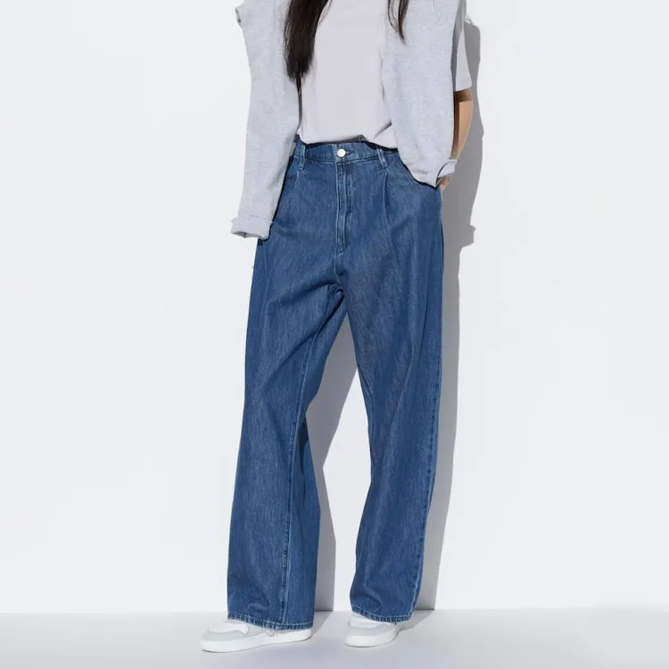 UNIQLO Джинсы женские Royal Blue — фото 4