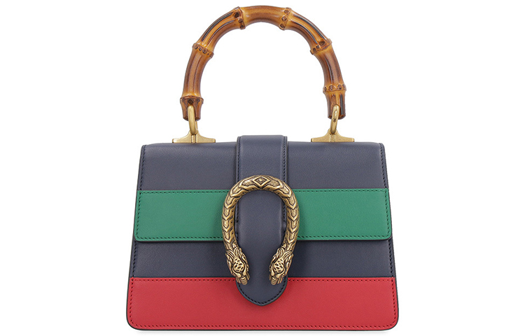 

GUCCI Дионис Мультиколор Кожаная Сумка Через Плечо Миниатюрная Женская Тёмно-Синяя/Зелёная/Красная