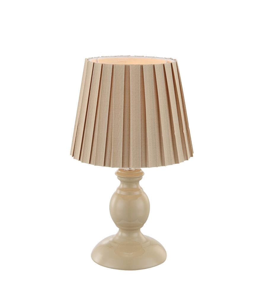 

Настольная лампа Globo Metalic песочного цвета, 1xE14; 21690 Globo Lighting, бежевый