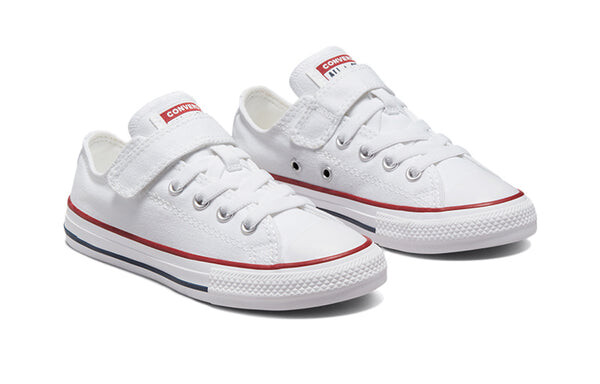 Кроссовки chuck taylor all star 1v low top 'white' Converse, белый — фото 3