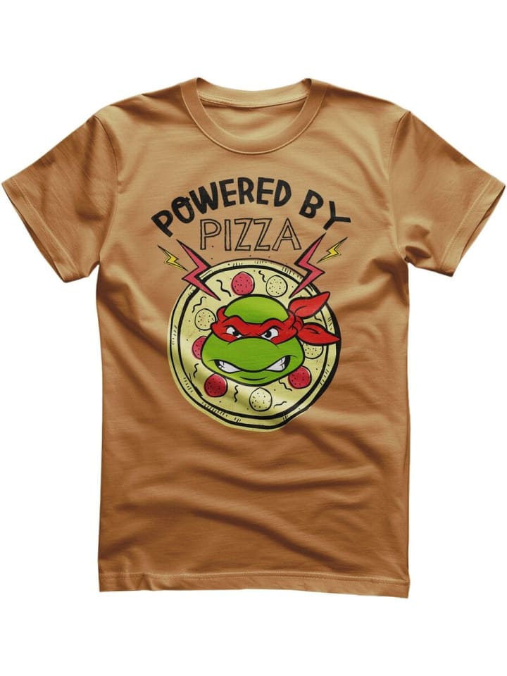 

Teenage Mutant Ninja Turtles Футболка "Powered By Pizza T-Shirt" золотого цвета, Золотой, Teenage Mutant Ninja Turtles Футболка "Powered By Pizza T-Shirt" золотого цвета