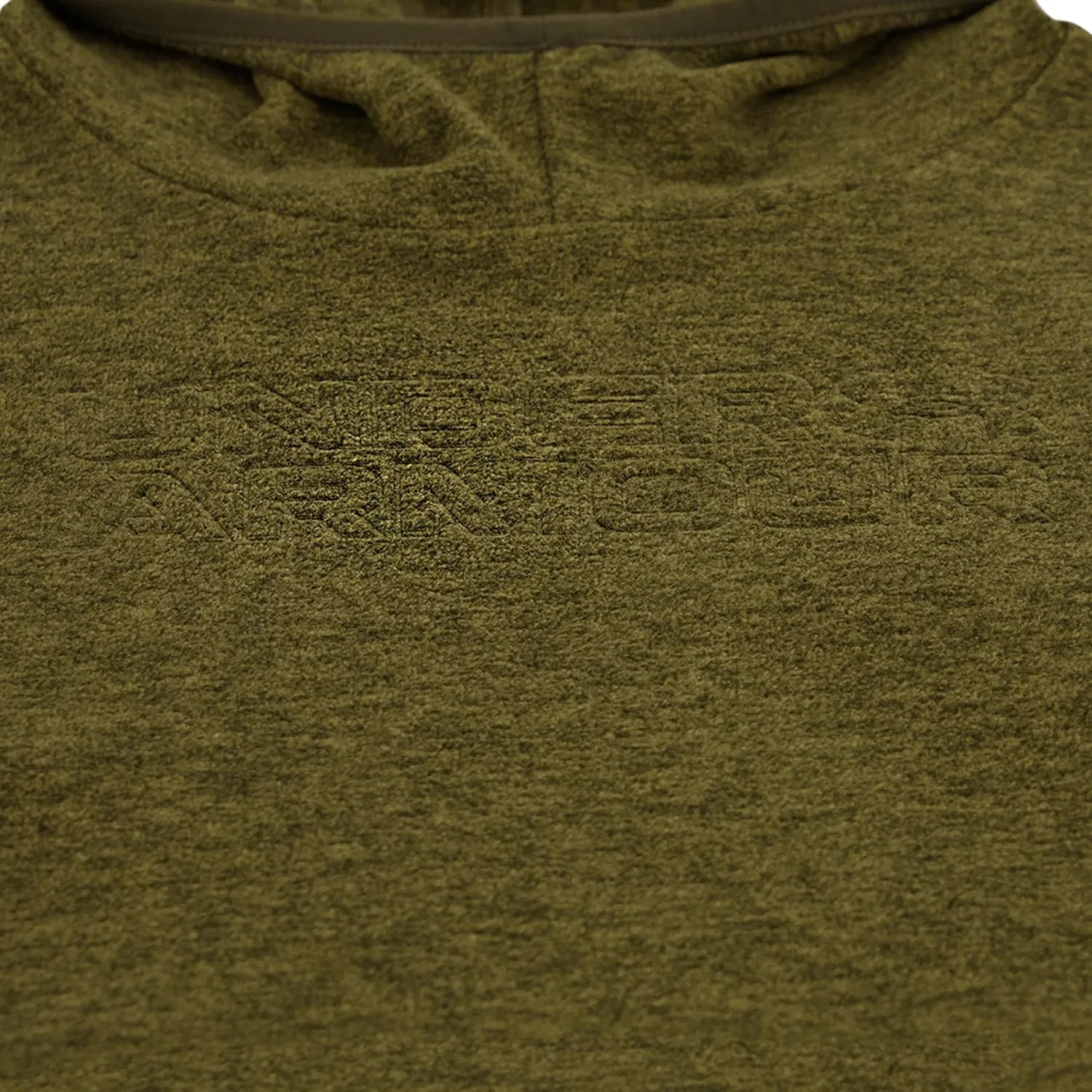 Детская толстовка с капюшоном, флисовая, Under Armour, Hundo Canteen Green — фото 3