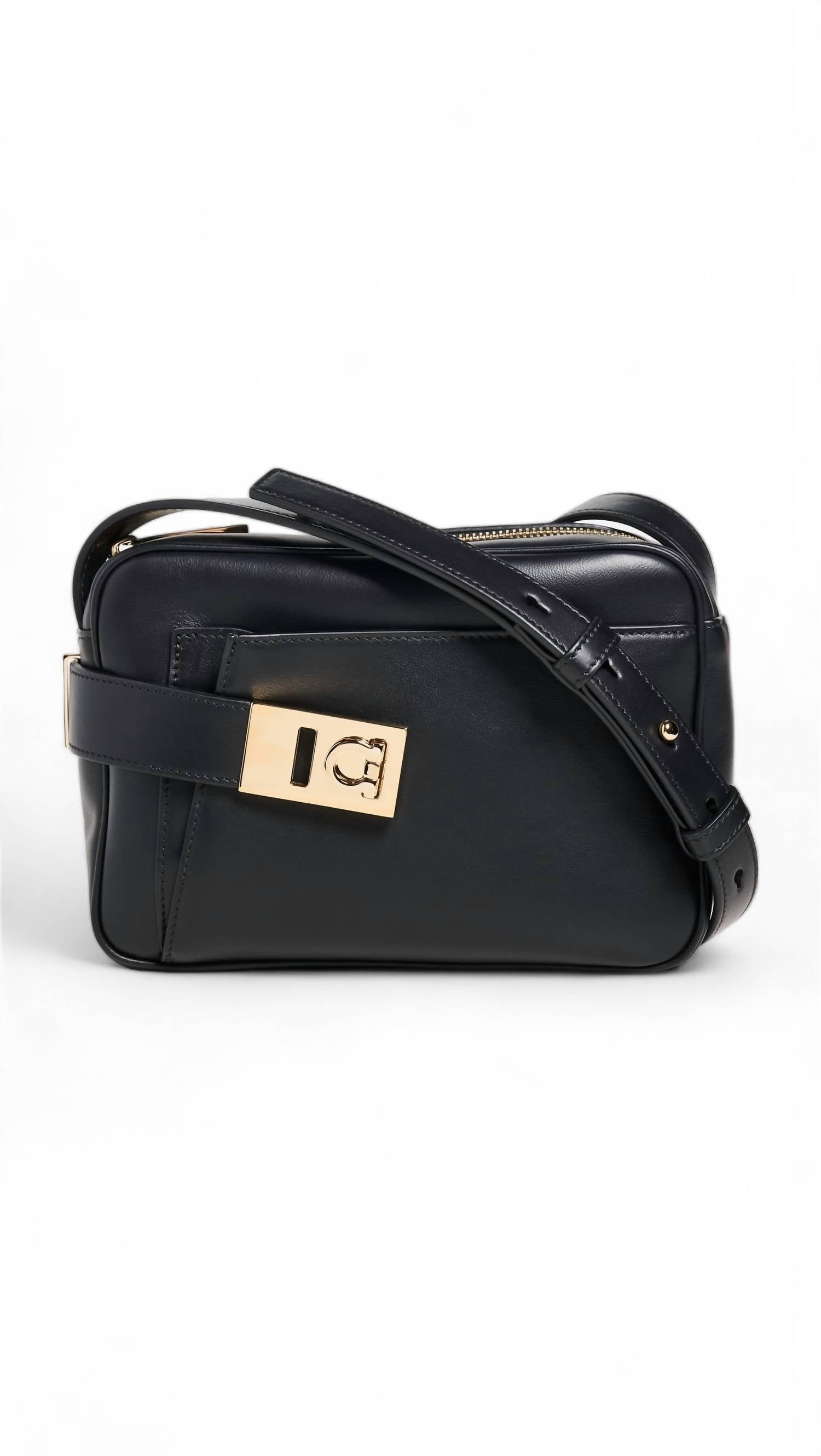 

Сумка через плечо Vit. Marte Lux, черный цвет Salvatore Ferragamo