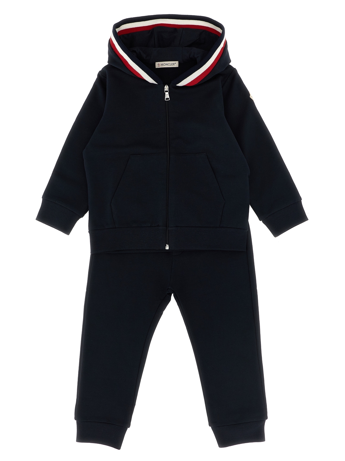 

Комплект: худи и джоггеры Moncler Enfant, синий