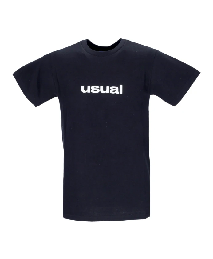 

Черная футболка с круглым вырезом и классным принтом. Usual, черный