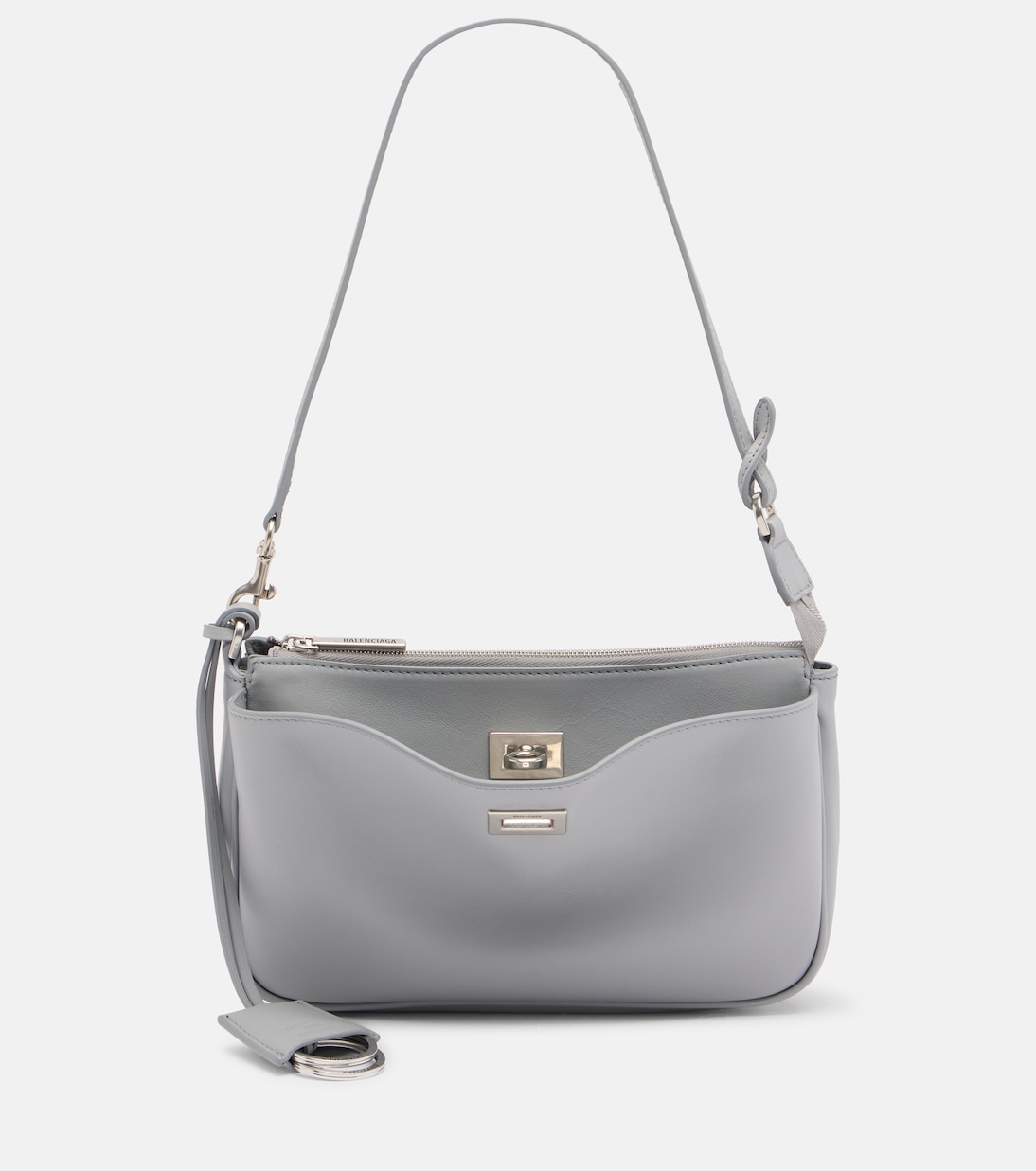 

Кожаная сумка-слинг Rodeo Sling Balenciaga, Cloud Grey