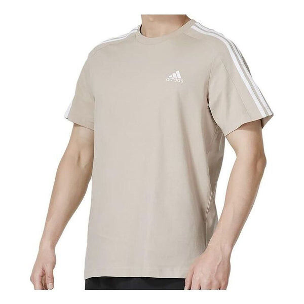 

Футболка adidas Essentials Single Jersey 3-Stripes T-shirt 'Wonder Taupe', коричневый, Коричневый;серый, Футболка adidas Essentials Single Jersey 3-Stripes T-shirt 'Wonder Taupe', коричневый