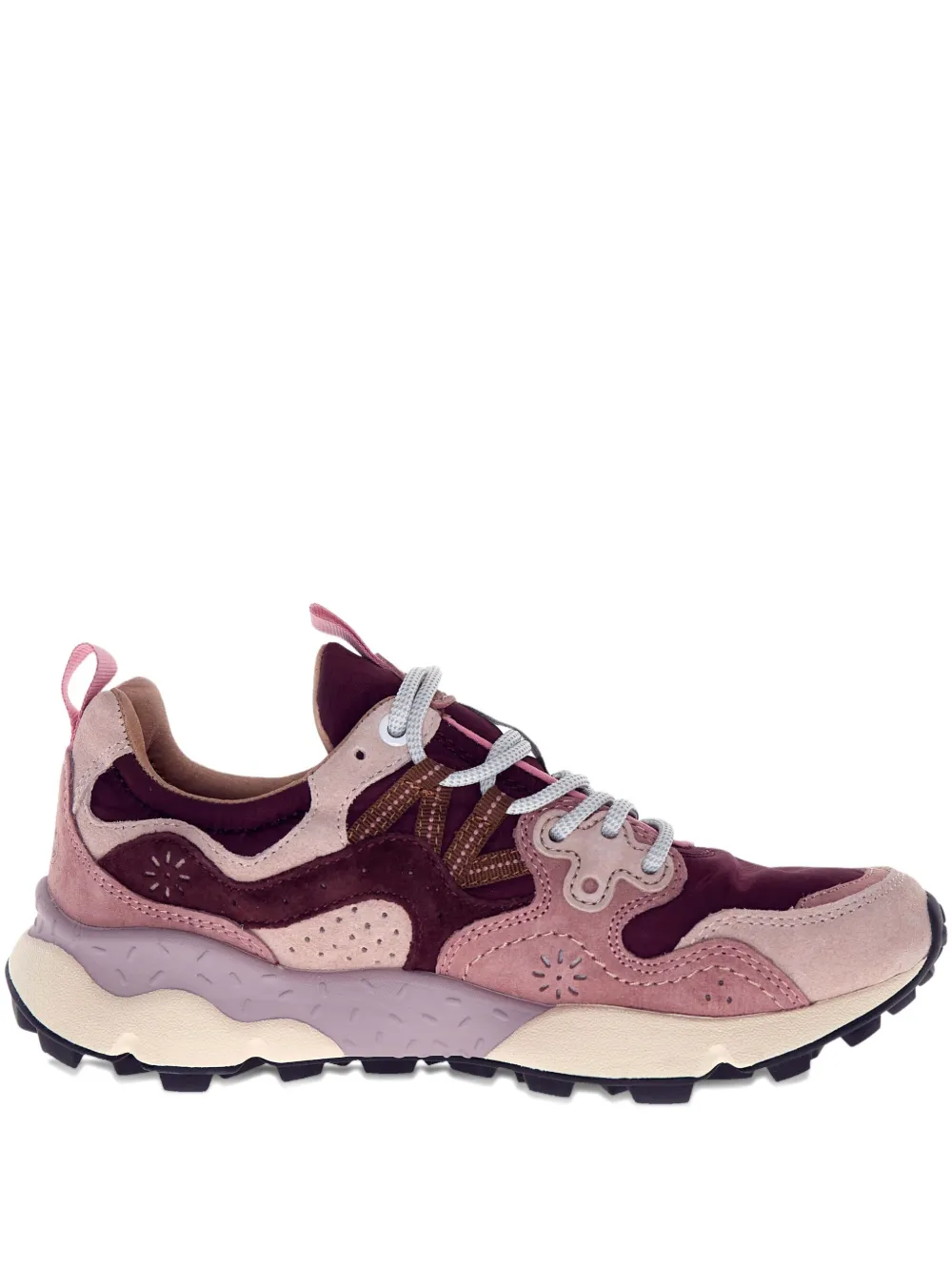 Кроссовки Yamano 3 из нубуковой кожи Flower Mountain, розовый