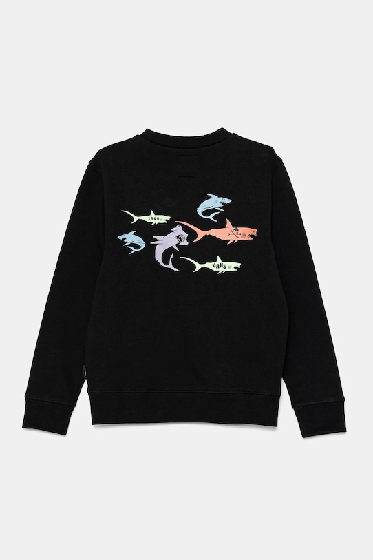 Детская хлопковая толстовка The Pack Crew Vans, черный — фото 2