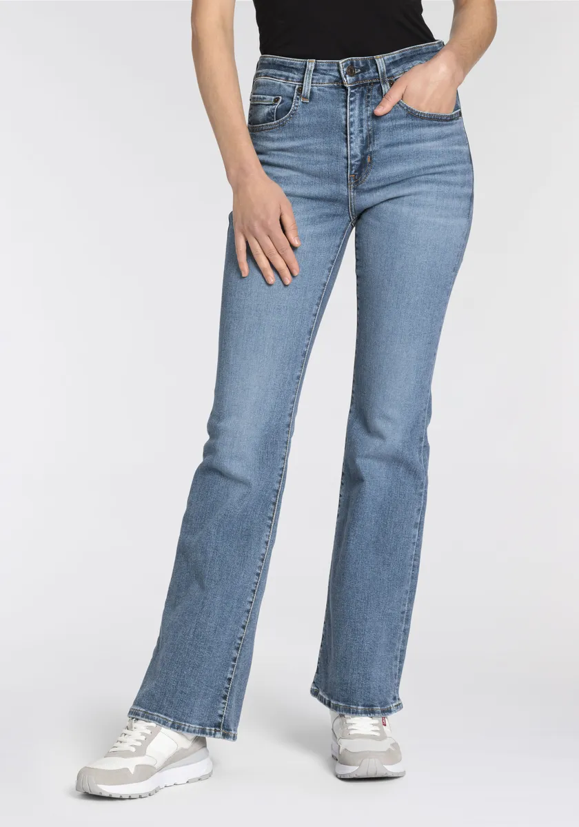 

Расклешенные джинсы Levi's "726 HR FLARE", цвет Blue Wave Mid