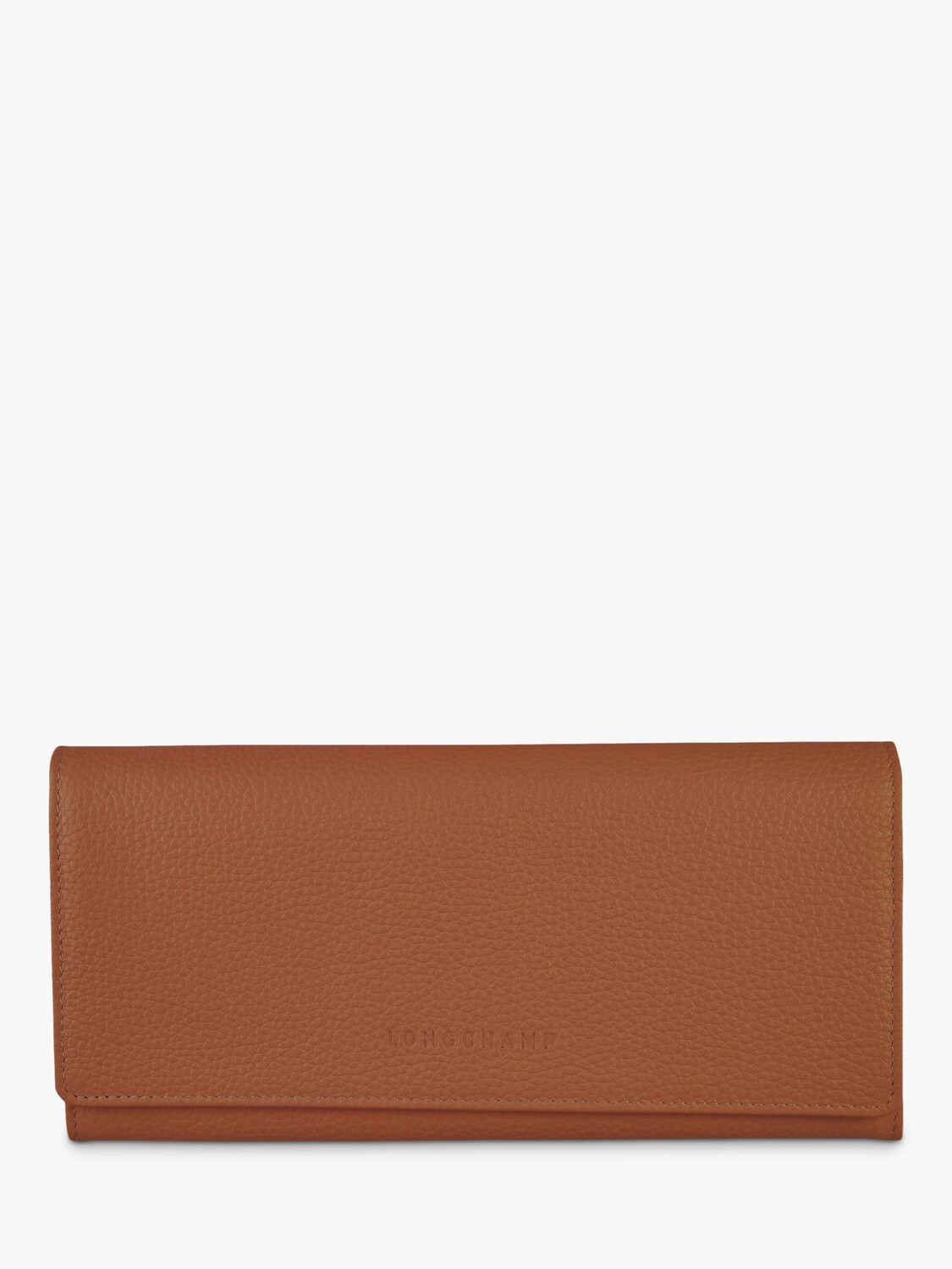 

Кожаный кошелек Longchamp Le Foulonné Continental, карамель
