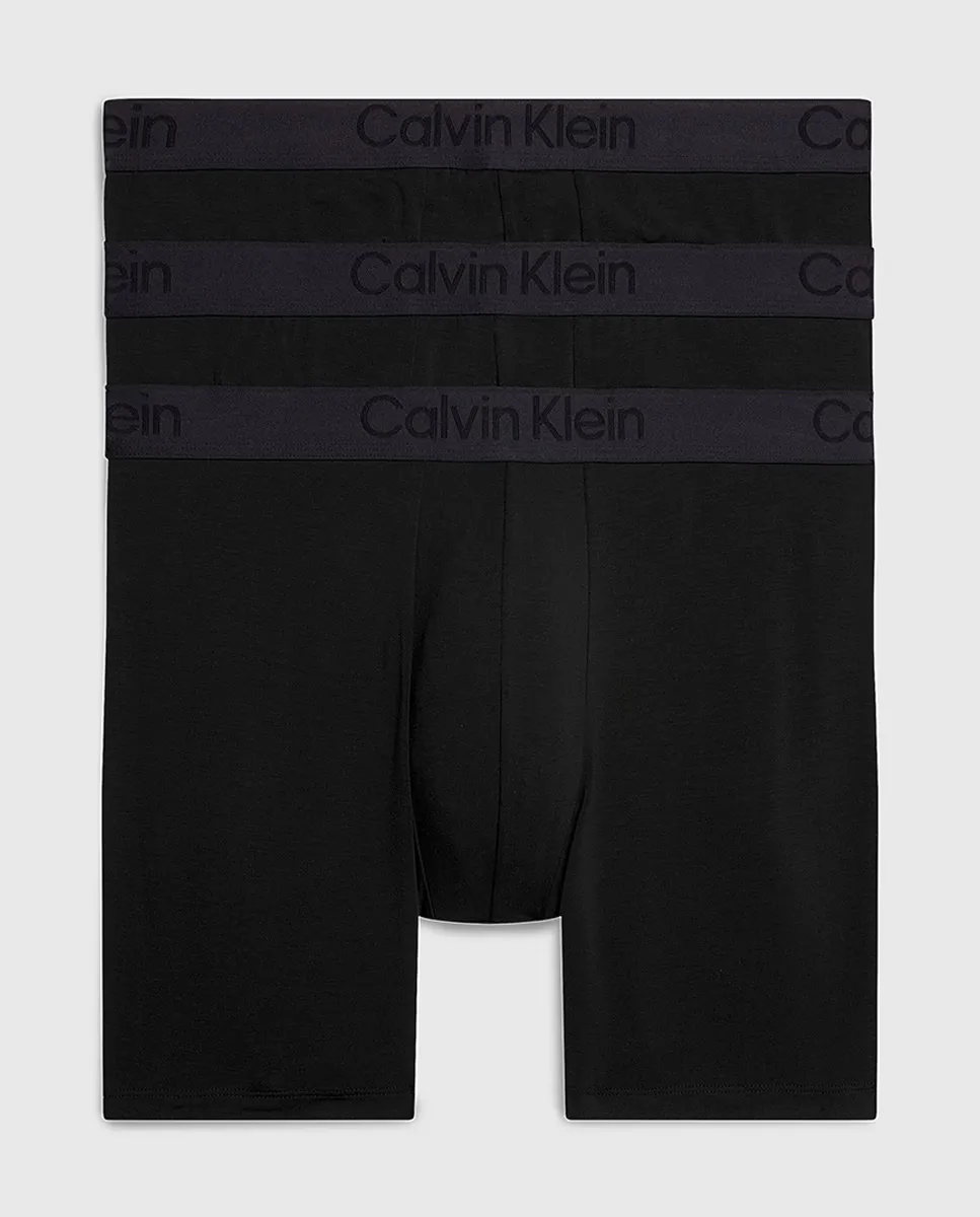 

Набор из 3 длинных боксеров - CK Black Calvin Klein, чёрный