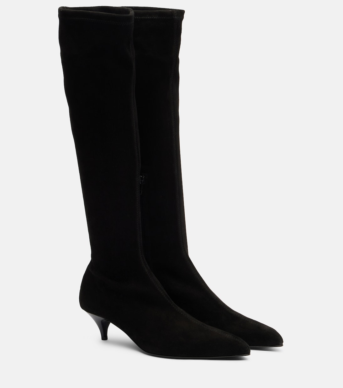 Замшевые сапоги Oscar 60 до колена A.Emery, Black Suede