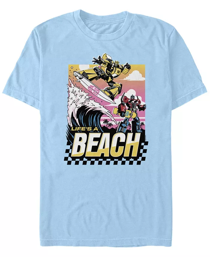 

Мужская футболка Transformers Beach Day с коротким рукавом Fifth Sun, синий