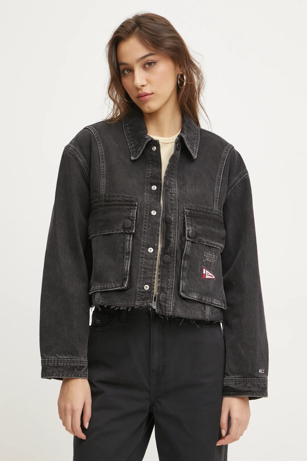 

Джинсовая куртка Tommy Jeans, черный