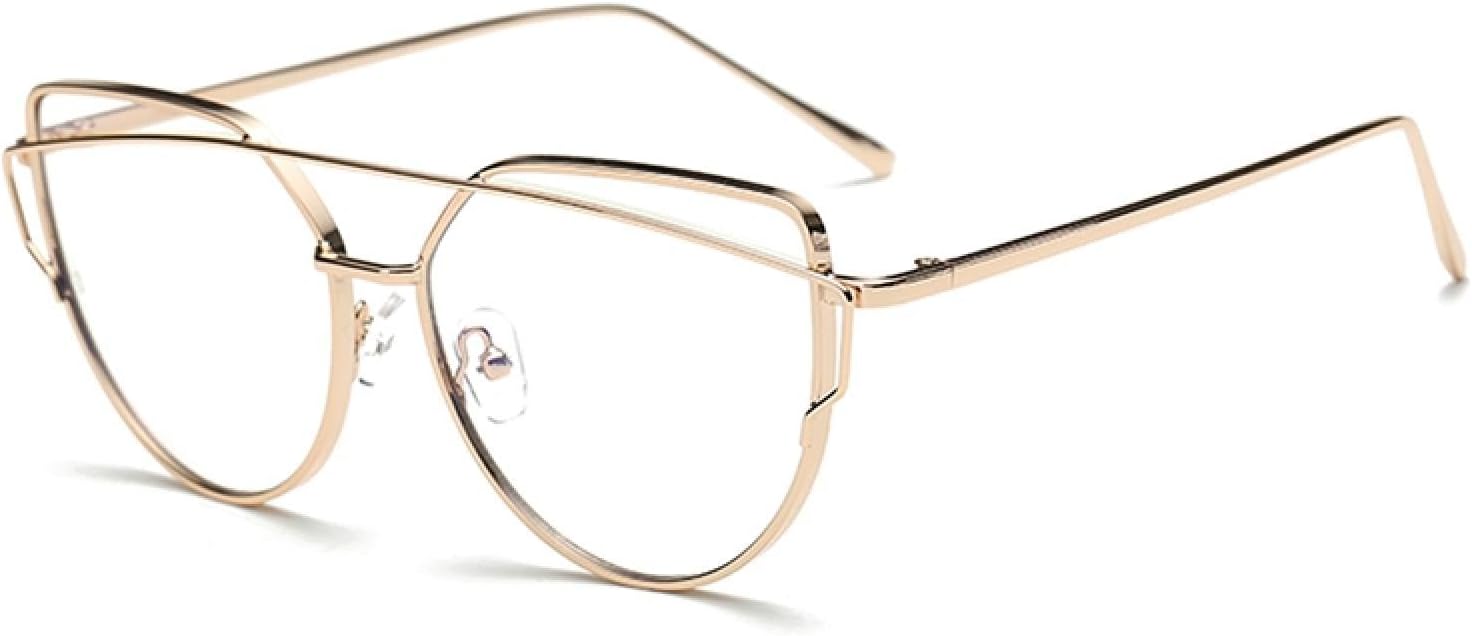 

Солнцезащитные очки с защитой UV400 | Линзы «кошачий глаз» цвета розового золота | для женщин и мужчин, для занятий спортом на открытом воздухе и вождения DSVIGF, C16 Gold Frame