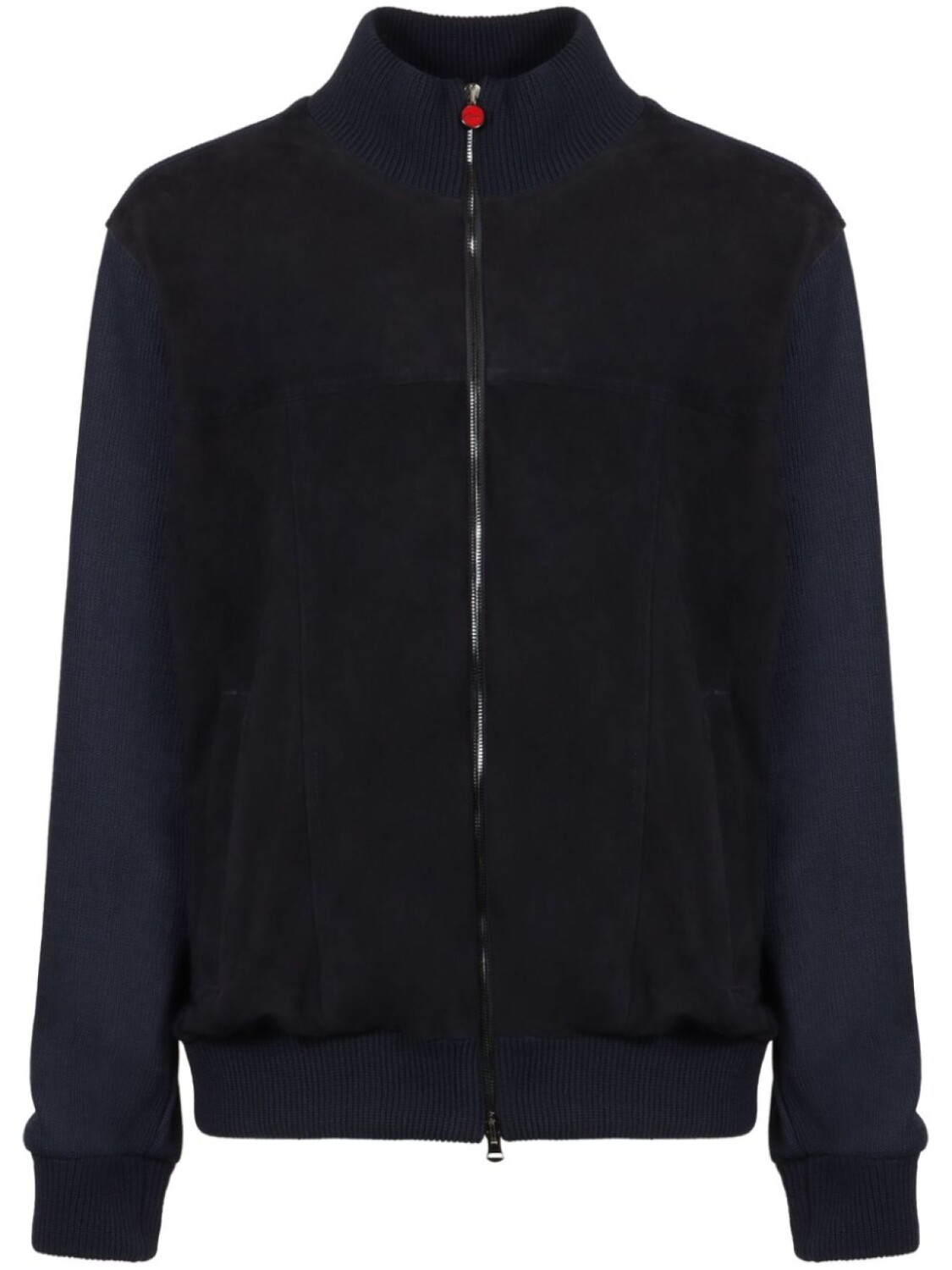 

Kiton кардиган с высоким воротником, синий