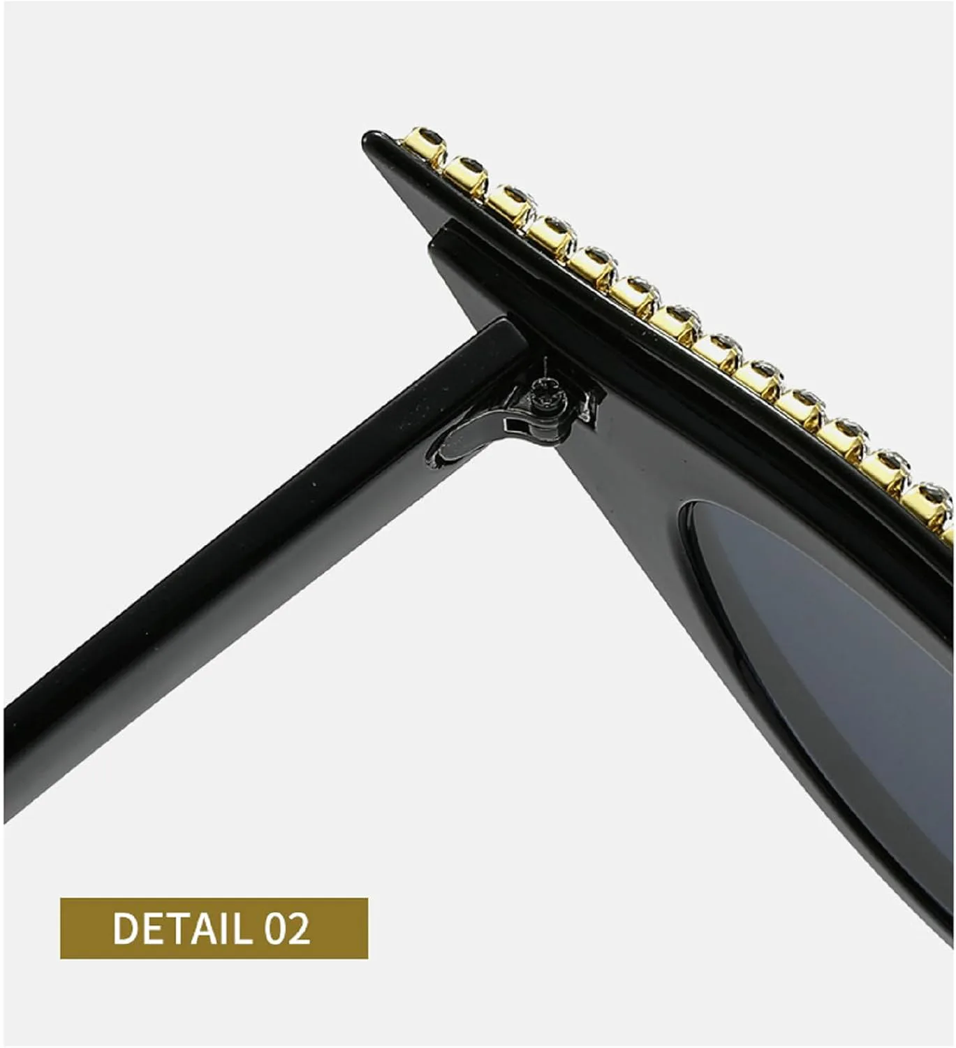 

Модные солнцезащитные очки «кошачий глаз» с бриллиантами для женщин, украшенные стразами, стильные очки для вечеринок, защита от ультрафиолета UV400 mincl, Blue