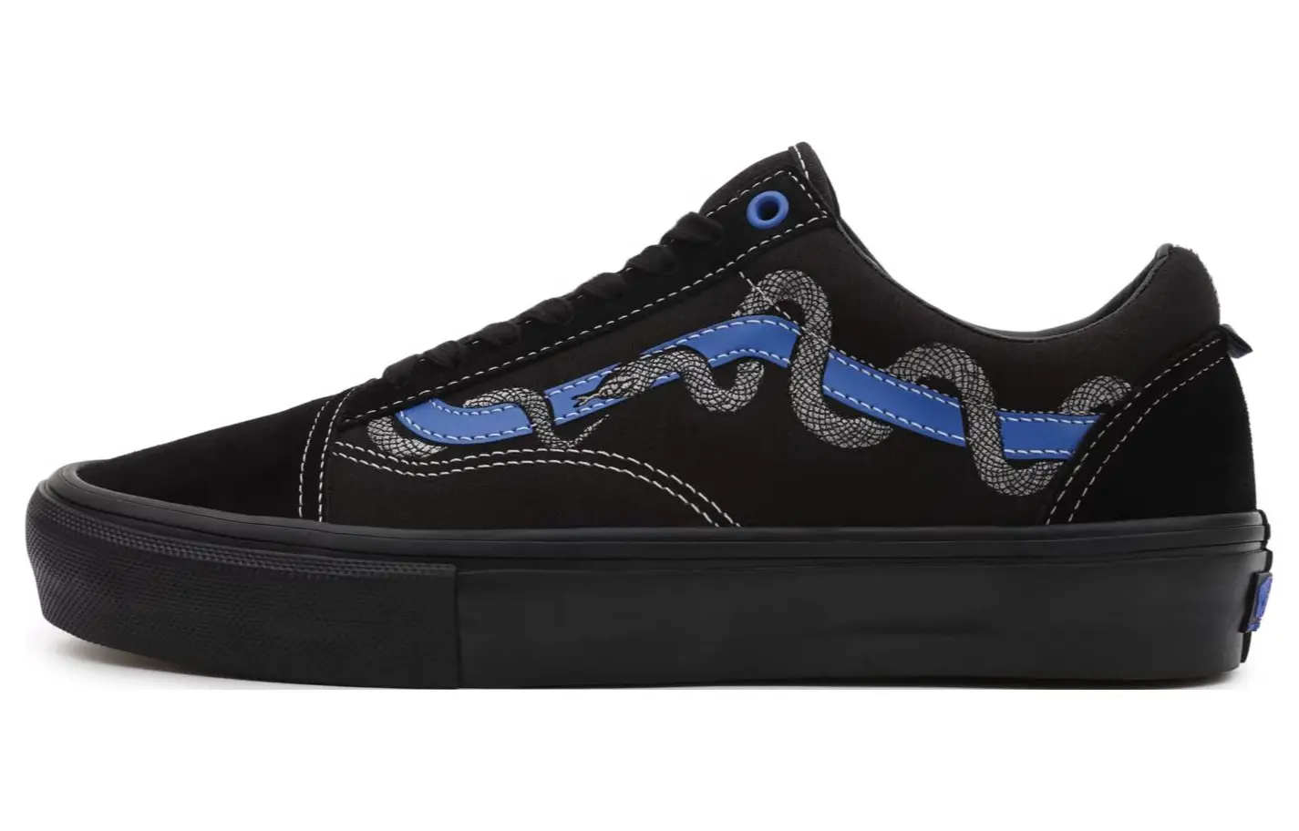 

Кроссовки Old Skool Breana Geering X Skate Vans 'Black Blue Snake'