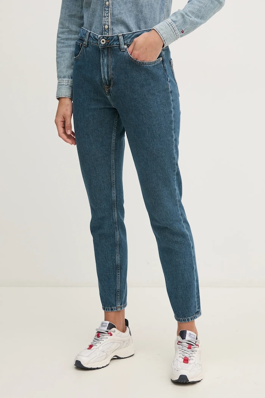 

Джинсы зауженные HW Violet Pepe Jeans, темно-синий