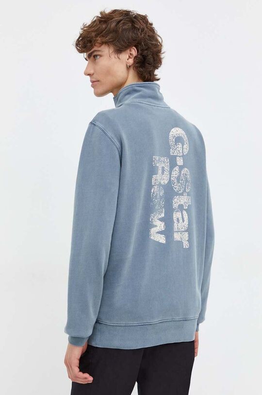 

Хлопковая толстовка G-Star Raw, синий