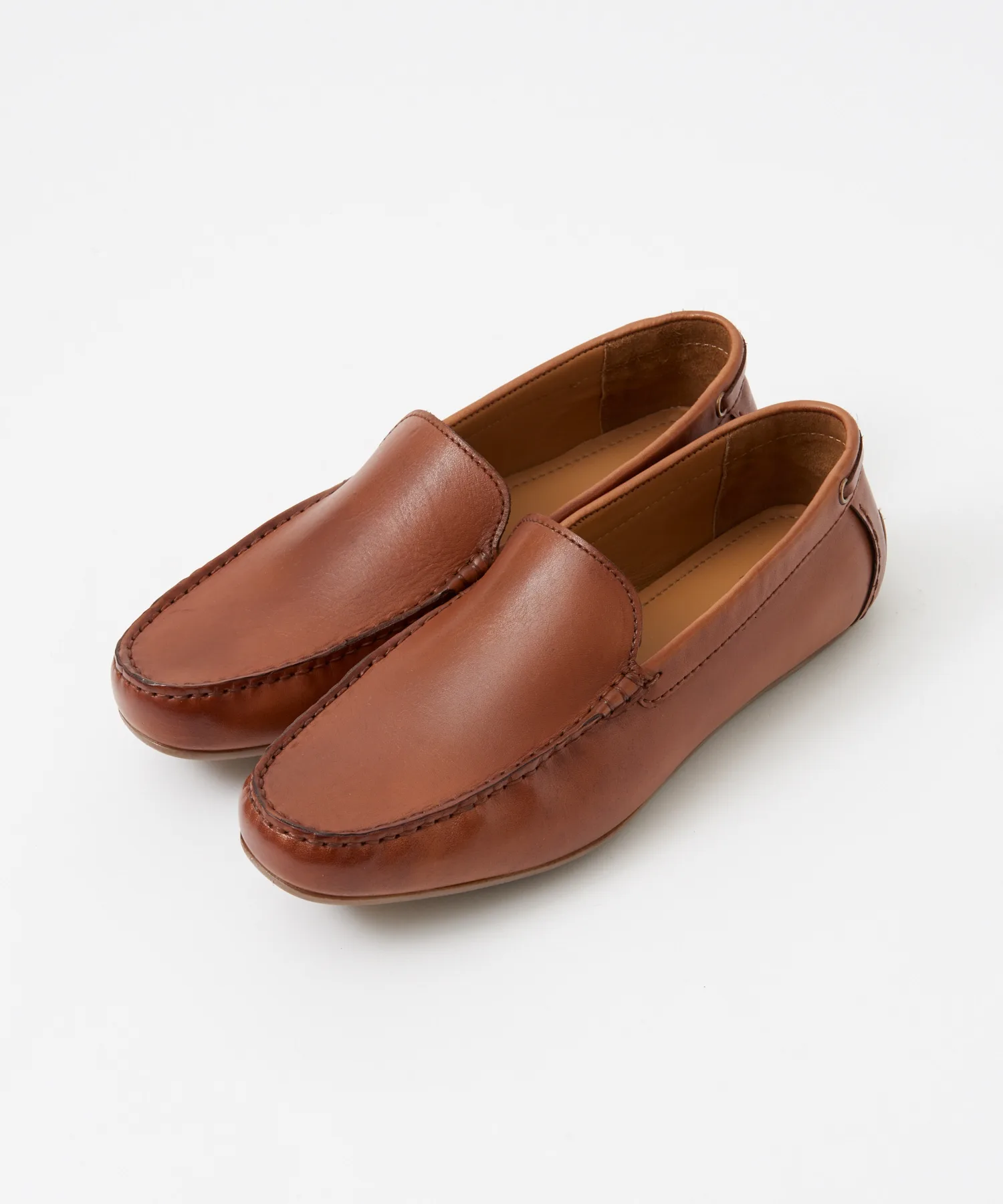 Мужские кожаные слипоны alfredoBANNISTER SHOO IN SHOE кэмел