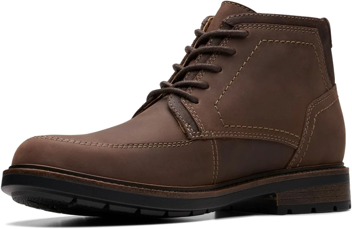 Мужские ботинки Clarks Un Shire Hi водонепроницаемые, темно-коричневый — фото 3