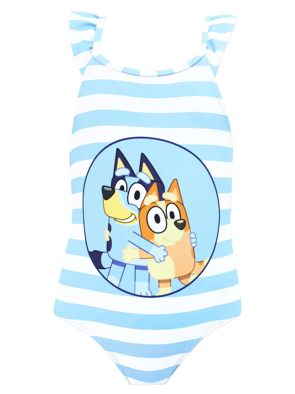 

Полосатый купальник Bluey, синий
