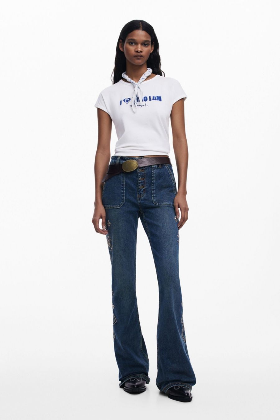 

Женская футболка "Кто я есть" Desigual, White, Белый, Женская футболка "Кто я есть" Desigual, White