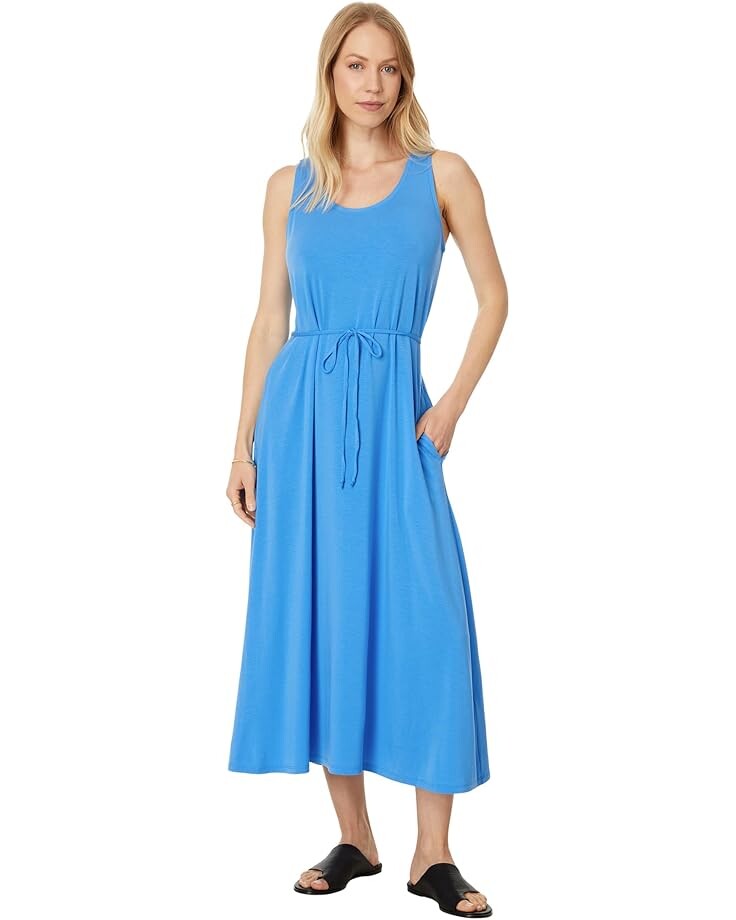 

Платье Eileen Fisher Racerback Full Length Dress, цвет Calypso