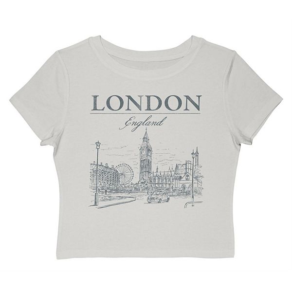 

Футболка Juniors' Grayson Threads The Label London England Big Ben and the Eye Unbranded