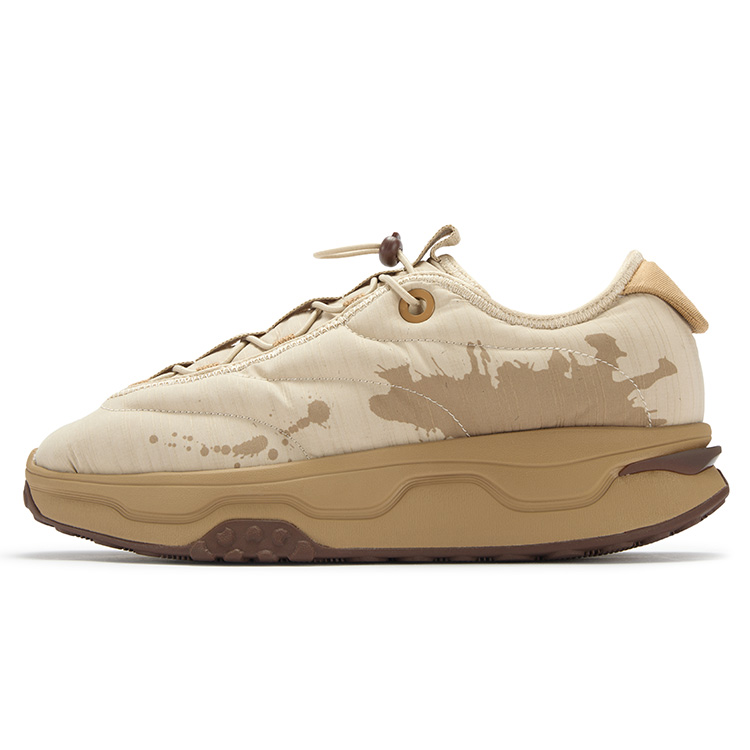 

361° Slacking off Cushioning, Wear Resistant низкие повседневные кроссовки мужские Apricot Tea Brown